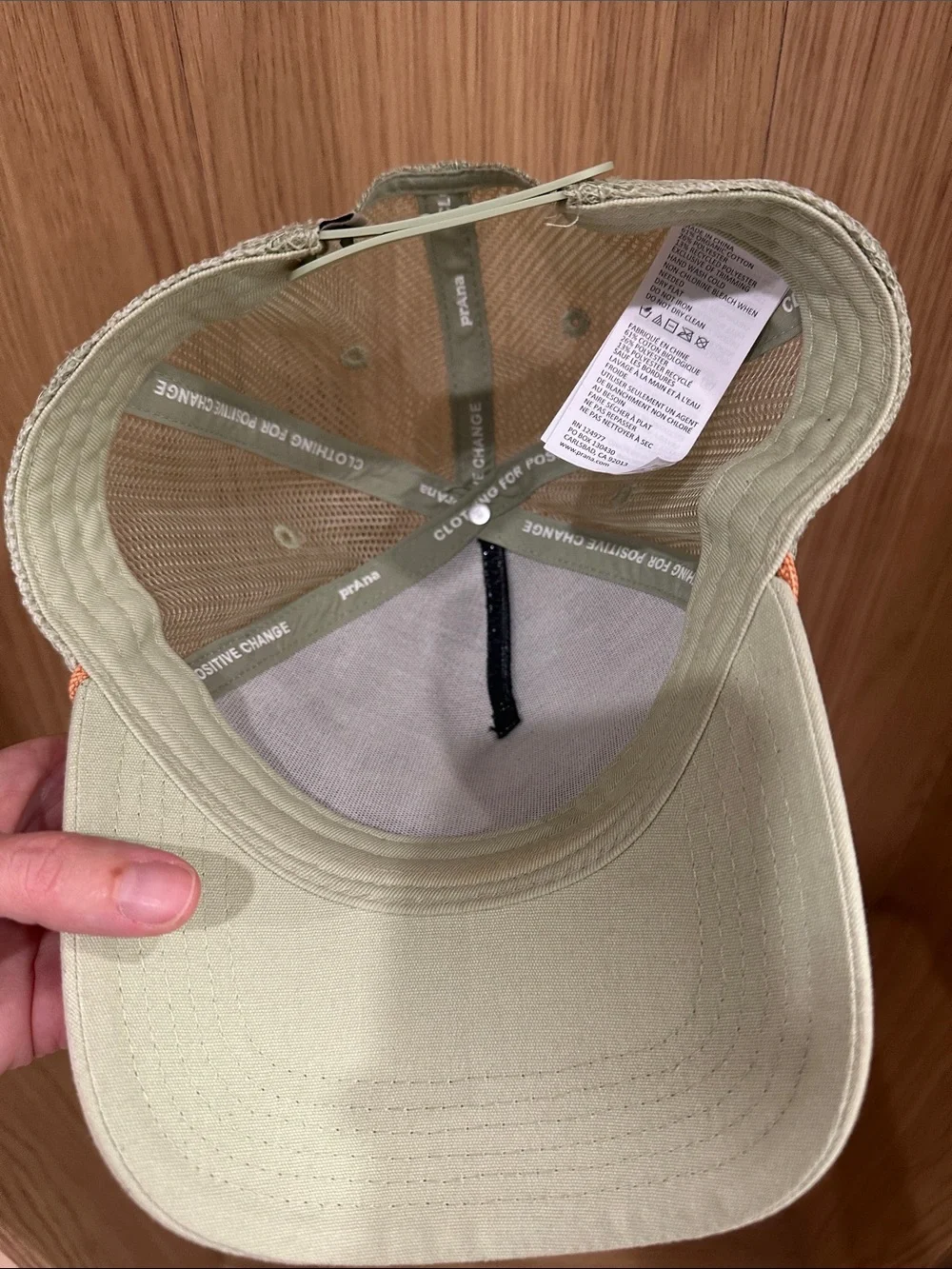Aqua & Tan Trucker Hat with Llama Graphic